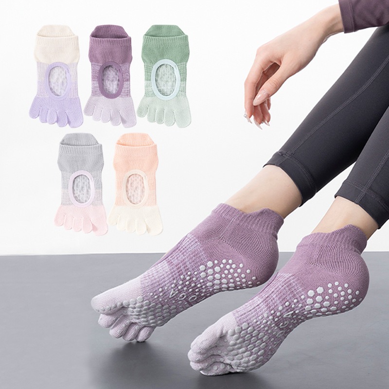 Yoga Fitness Training - Calcetines de yoga para mujer con